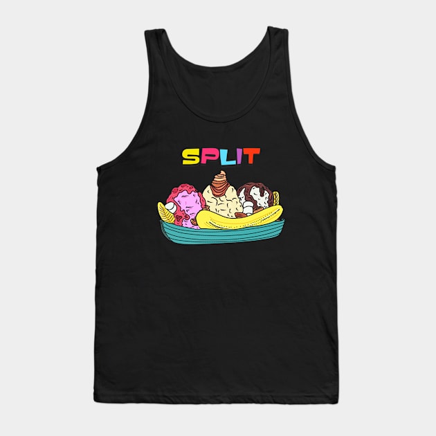 Let’s Split Tank Top by VultureVomitInc